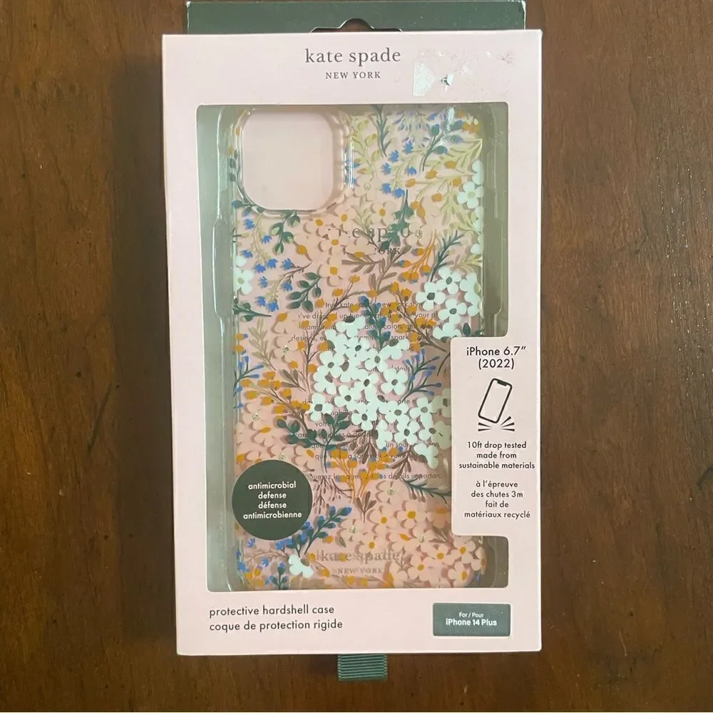 Kate Spade iPhone 14 Plus Floral Case